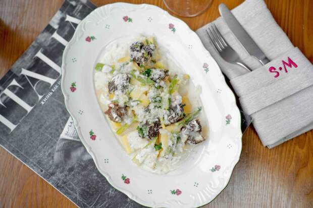 Сезон сморчков в Senti Menti