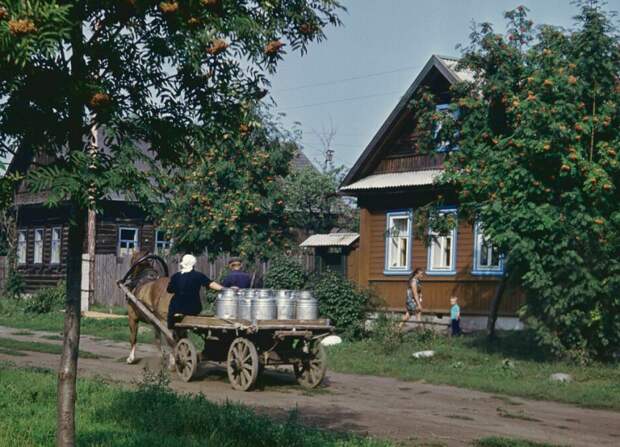 Душевные деревенские снимки времён Советского Союза