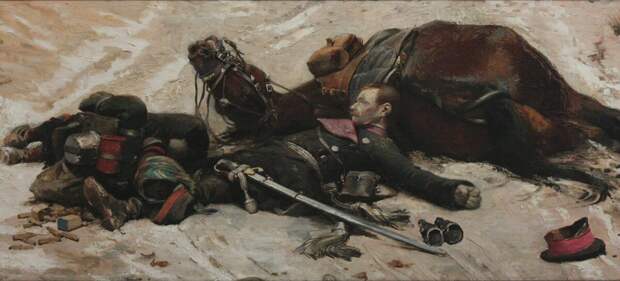 Немецкий офицер, 1870. Художник: Édouard Detaille
