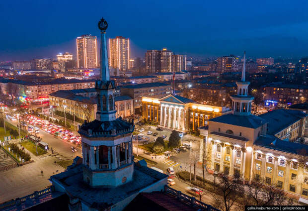 Бишкек с высоты — столица у подножья гор
