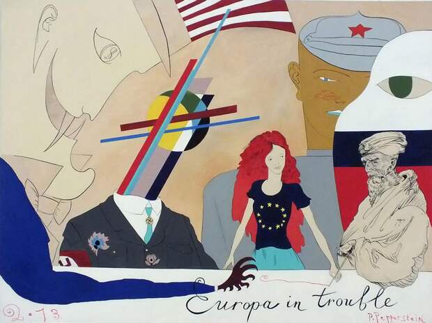 Павел Пепперштейн, «Europa in trouble», 2014