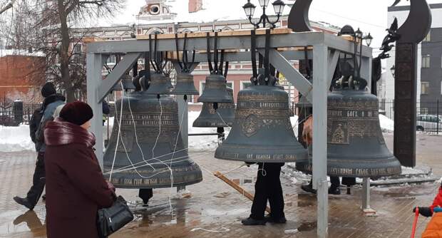 Колокола храма в честь Вознесения Господня освятили в Нижнем Новгороде
