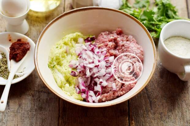 Мясные котлеты с кабачками рецепт с фото