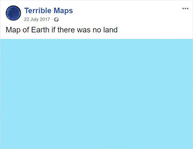 Map Of Earth If There Was No Land
