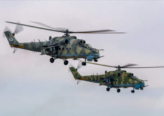 Вертолетчики Балтийского флота выполнили пушечные стрельбы и бомбометание по авиационному полигону