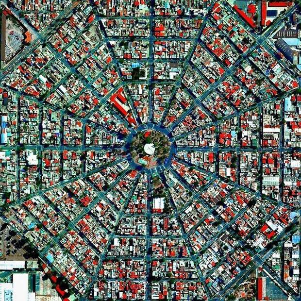5. Мехико Сити, Мексика Бенджамин Грант, земля, природа, фото со спутника, фотография, фотомир