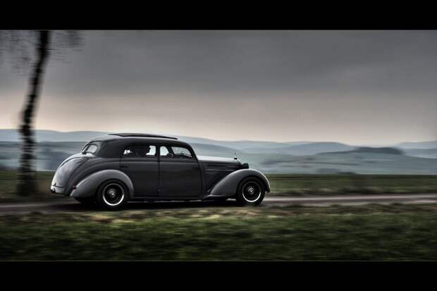 Hot Rod на базе раритетного Mercedes 170S (11 фото)