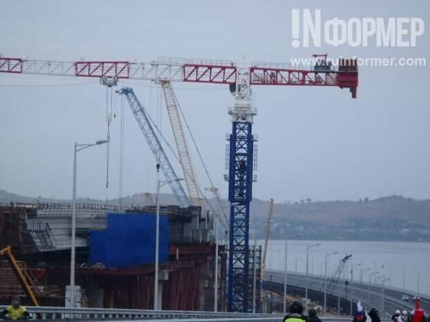 Эксклюзивные кадры запуска автомобильного движения на Крымском мосту
