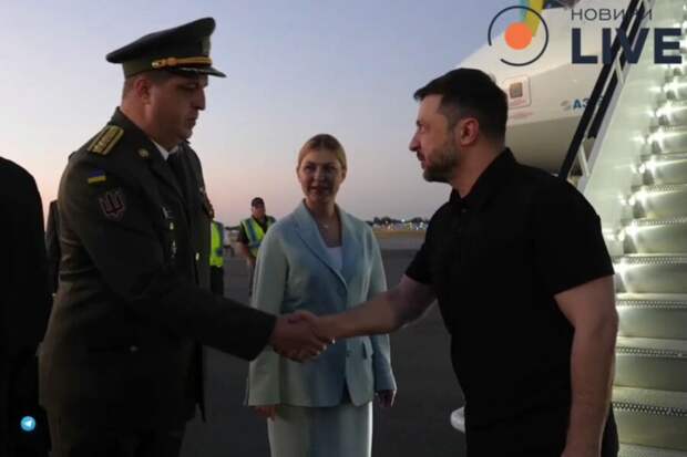 В Майами Зеленского встретили у трапа три человека