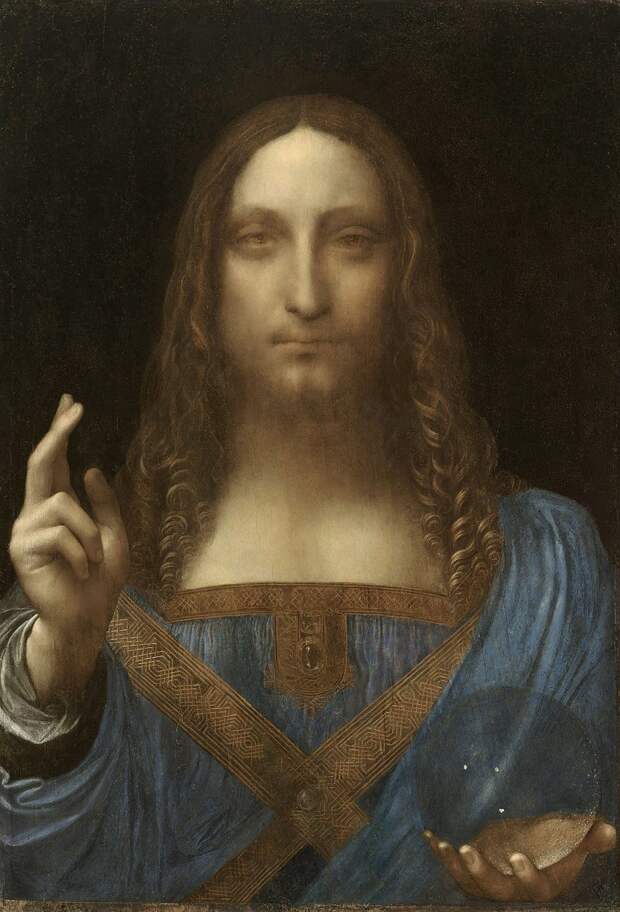 Самое ценное из когда-либо проданных произведений искусства - картина Леонардо да Винчи «Спаситель мира», которую купил Департамент по культуре и туризму эмирата Абу-Даби - 450 300 000 долларов интересное, мир, факты, цифры