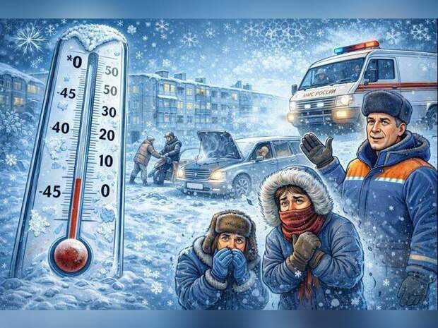 Экстремальные морозы обрушатся на Забайкалье