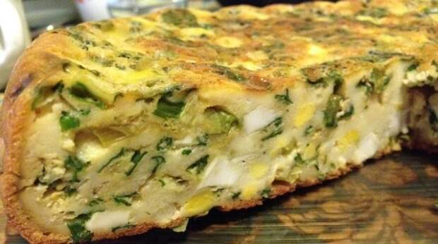 Самый вкусный пирог с луком и куриной грудкой