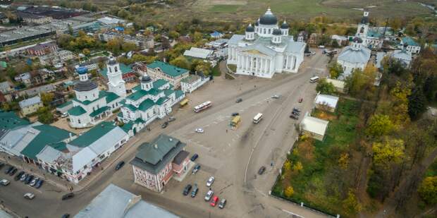 Воскресенский собор Арзамас осенью