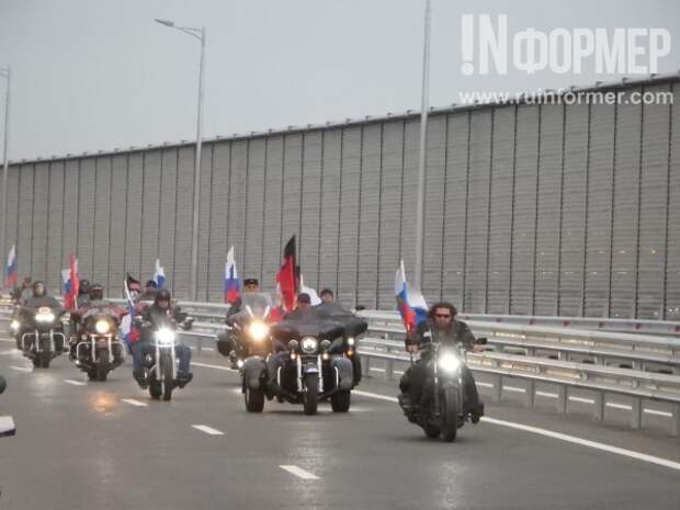 Эксклюзивные кадры запуска автомобильного движения на Крымском мосту