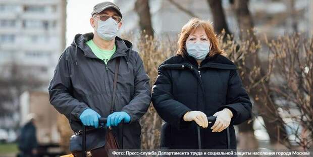Более 25 тыс кг продуктов доставили москвичам социальные работники. Фото: Пресс-служба Департамента труда и социальной защиты населения города Москвы