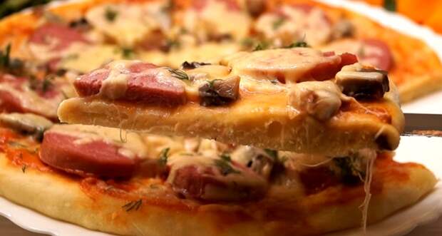 Экспресс пирог «Палочка-выручалочка»: быстрая пицца в микроволновой печи