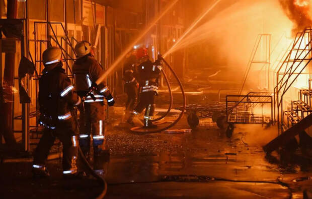 Несколько газовых месторождений Украины пылают после ночных ударов ВС РФ