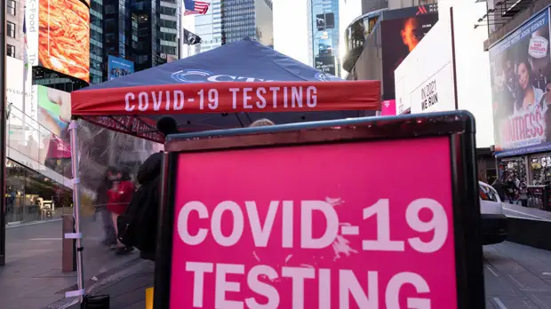 Штамм «омикрон» выявили в десяти американских штатах