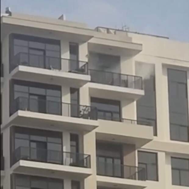 Иранский беспилотник влетел в многоэтажку в Дубае