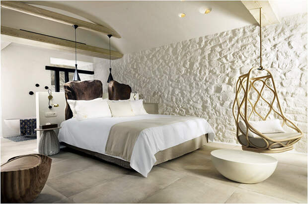Концептуальный дизайн спальни в греческом стиле
