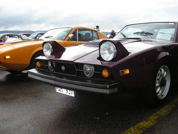 Saab Sonett III, автомобиль с выдвижными фарами