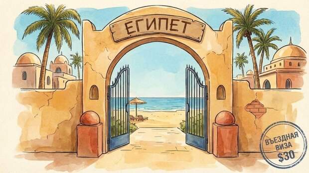 Cairo 24: стоимость въездной визы в Египет с марта вырастет с $25 до $30