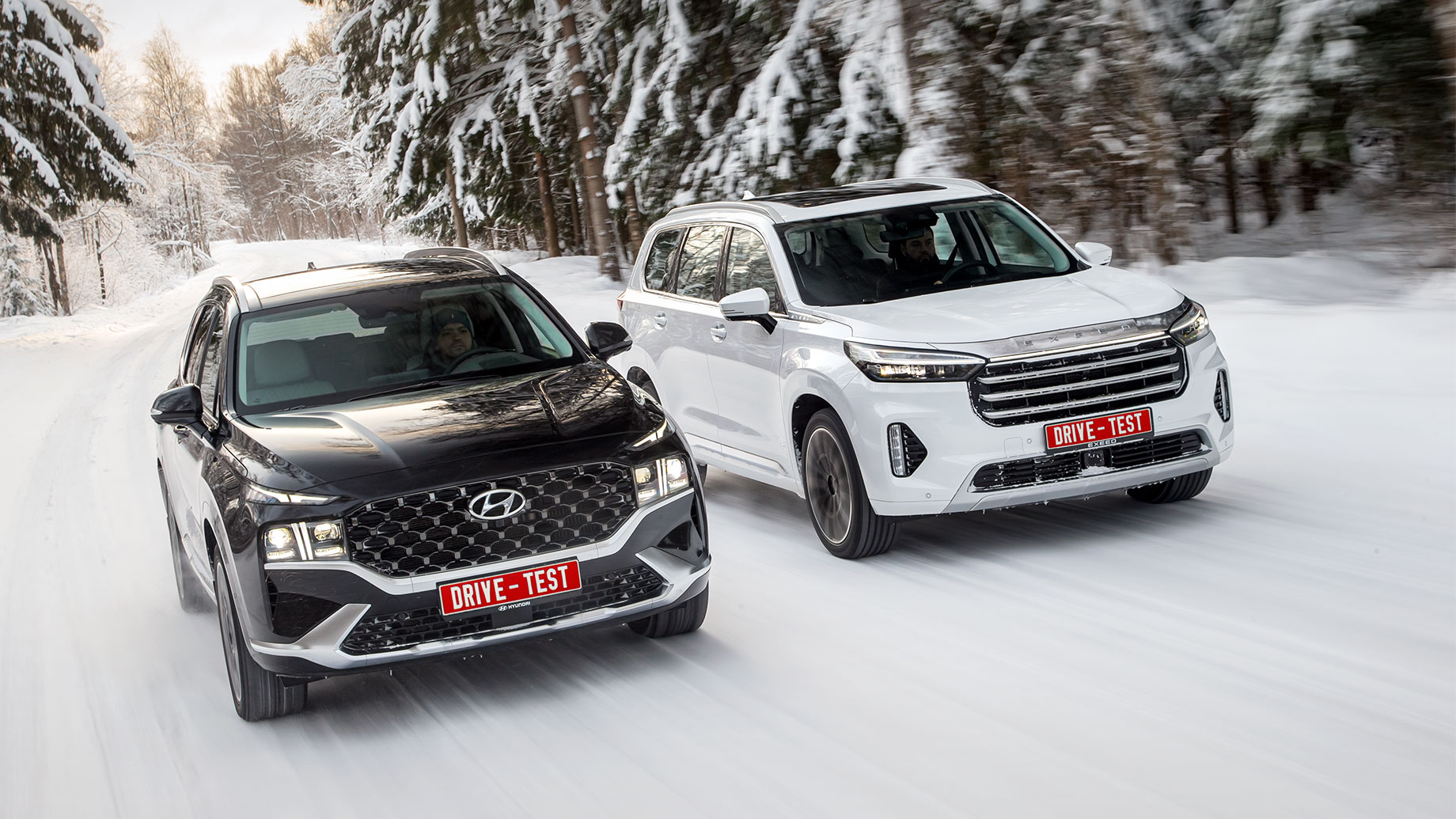 Тест-драйв: Ищем причины купить Exeed VX вместо кроссовера Hyundai Santa Fe