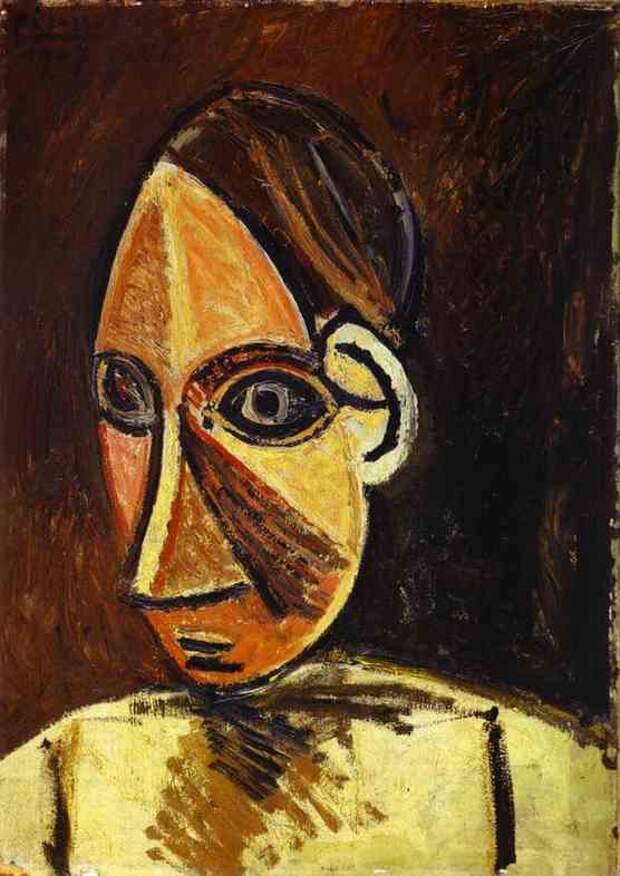 Пабло Пикассо. Голова женщины. 1907 год
