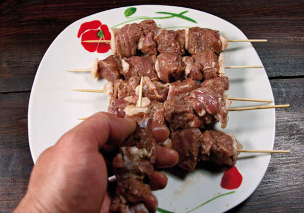 Шашлык, приготовленный в духовке