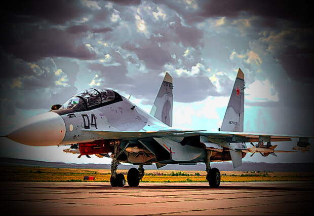 Многофункциональный истребитель Су-30СМ ВКС России. Фото из свободных источников