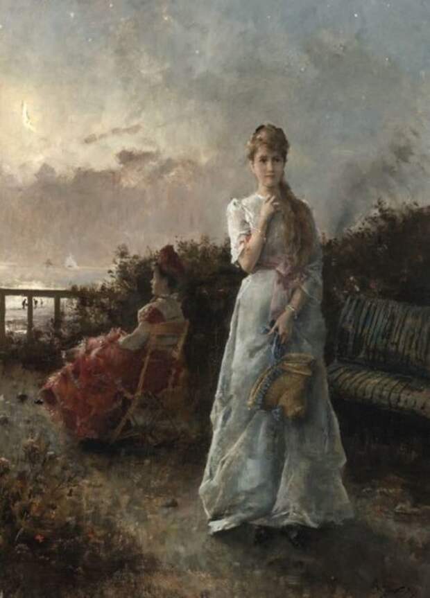 художник Альфред Стевенс (Alfred Stevens) картины - 15