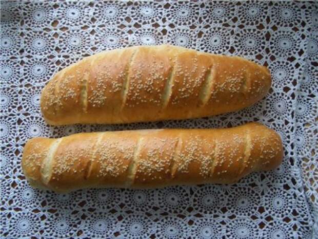 Белый хлеб на закваске в духовке 