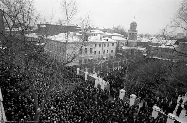Это Москва. Предположительно, 1971 год
