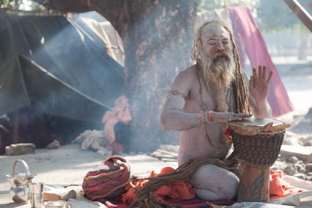 нага-баба, Харидвар (Индия). Фото / Sadhu. Photo