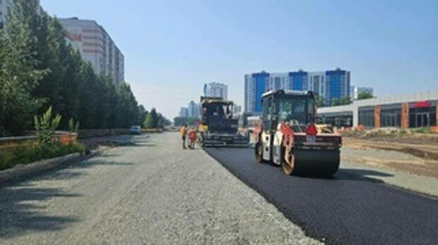 Работы по строительству дороги / Фото: пресс-служба мэрии
