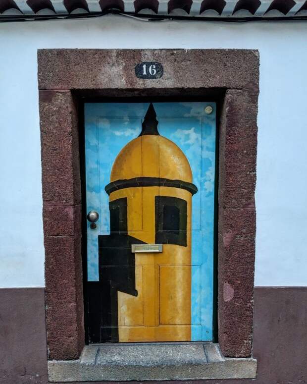 13. дверь, картина, мадейра, португалия, путешествие, фотография, фотомир