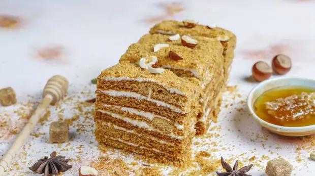 Медовик без раскатки коржей