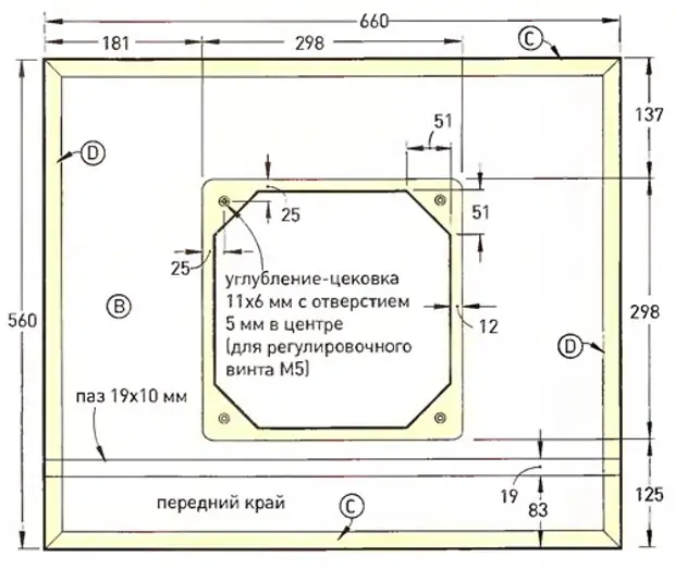 Фрезерный стол размеры