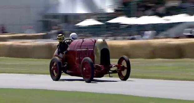 Fiat 1911 года с 28,4-литровым двигателем в Гудвуде: видео
