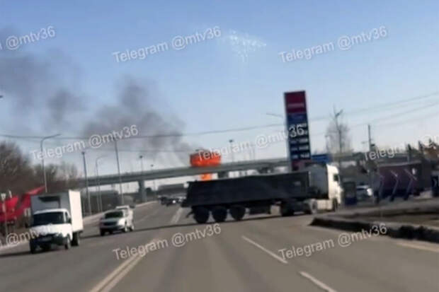 В Воронеже на видео сняли, как Газель моментально воспламенилась после взрыва