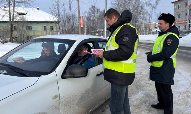 В Мезенском и Вилегодском округах прошли рейды по безопасности дорожного движения