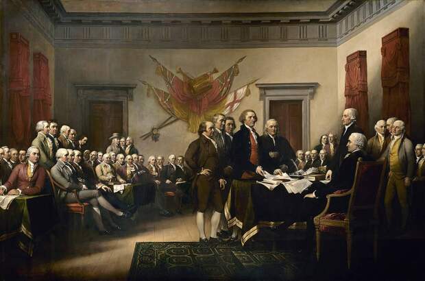 Джон Трамбулл. Декларация независимости. 1817–1819