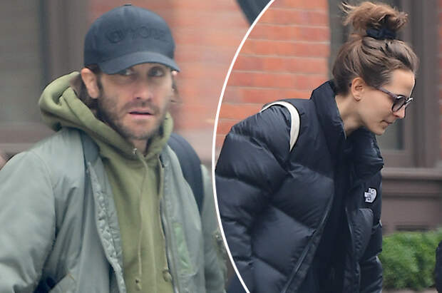 Попали в кадр: Джейк Джилленхол и его возлюбленная Жанна Кадье в Нью-Йорке