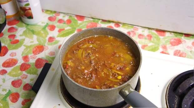 Суп-чили. Просто. Вкусно. Мексикано. Видео рецепт, Рецепт, Лига Кулинаров, Кулинария, Чили суп, Мексика, Еда, Видео, Длиннопост