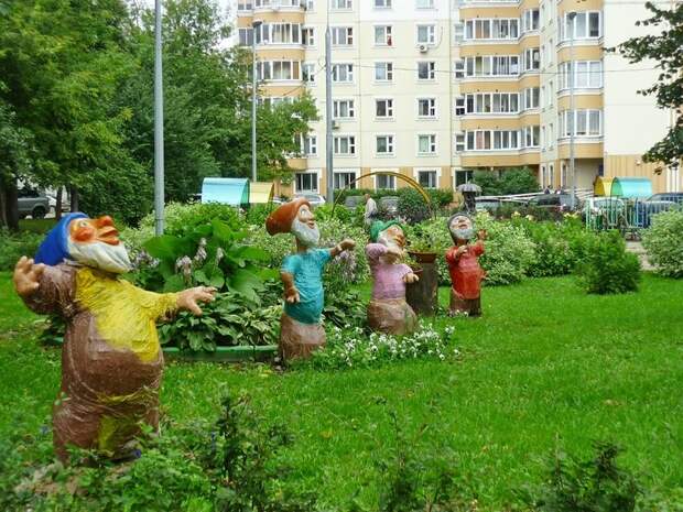 дворик, район, креатив