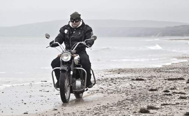 Красивый фотосет Kawasaki Meguro SG250T (20 фото+видео)