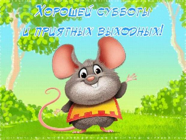 Коллекция весёлых картинок про субботу