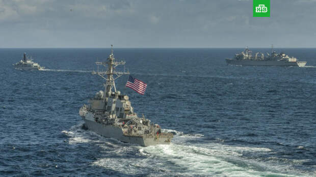 Корабли НАТО в Баренцевом море: фото