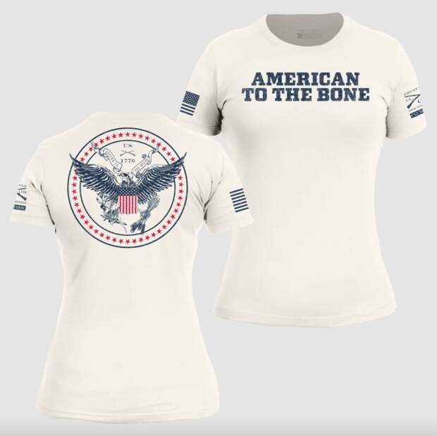 Grunt Style Ladies "American To The Bone" T-Shirt