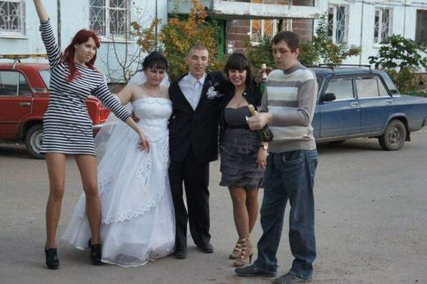 Непередаваемый колорит русских свадеб свадьба, треш, невеста